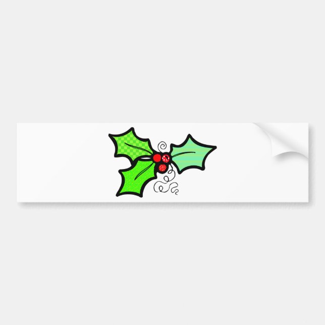 Holly Bumper Sticker (Front)