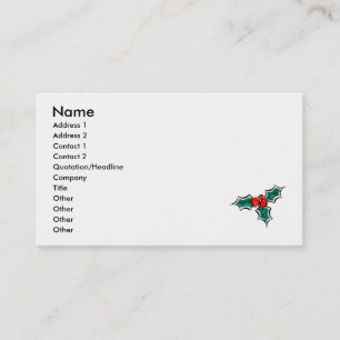 Holly Business Card