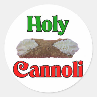 Holly Cannoli Classic Round Sticker