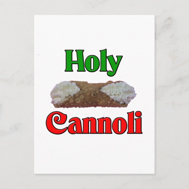 Holly Cannoli Postcard (Front)