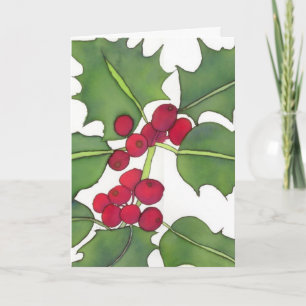 Holly Christmas Card 2