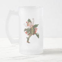 Holly Christmas Flower Child Cute Vintage Floral