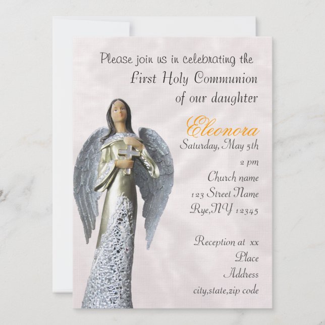 Holly Communion Invitation (Front)