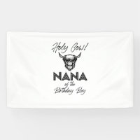 Holly Cow Nana Of The Birthday Boy Highland Cow 1s