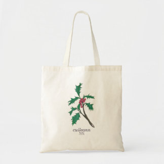 holly / cuileann (Scottish Gaelic translation)  Tote Bag