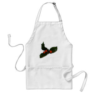 Holly For Christmas Standard Apron