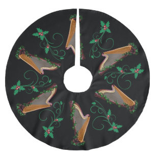 Holly Harp Tree Skirt