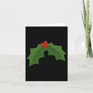 Holly - Holly And Berries Christmas Card