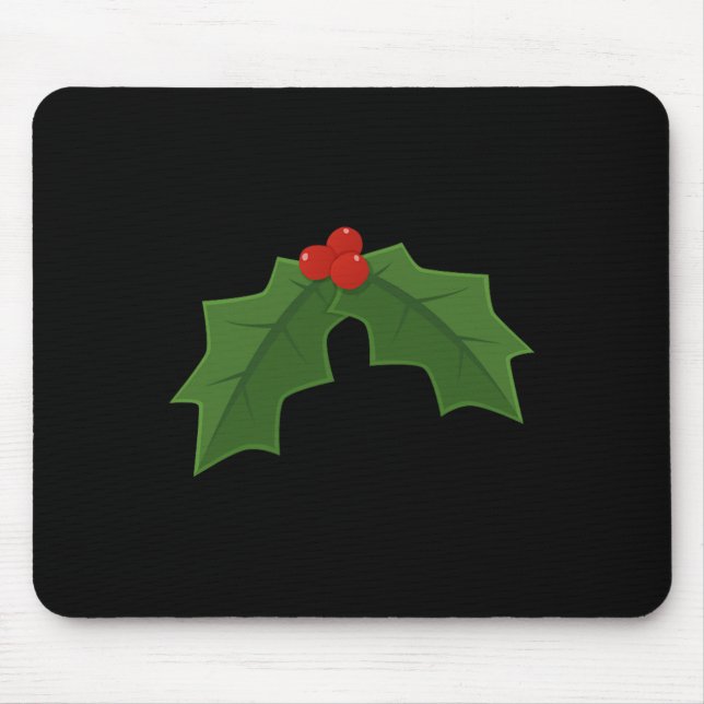 Holly - Holly And Berries Christmas  Mouse Pad (Front)