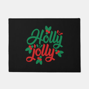 Holly jolly, A great Christmas party gift Doormat