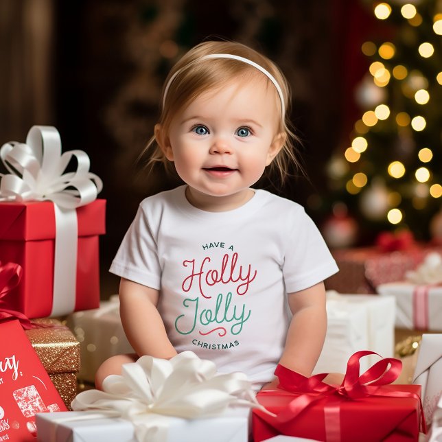 Holly Jolly Christmas Baby Bodysuit (Creator Uploaded)