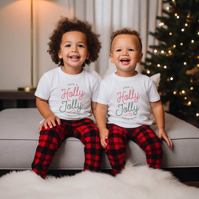 Holly Jolly Christmas Baby T-Shirt (Creator Uploaded)