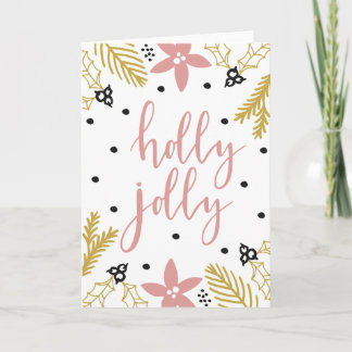 Holly Jolly Christmas Card