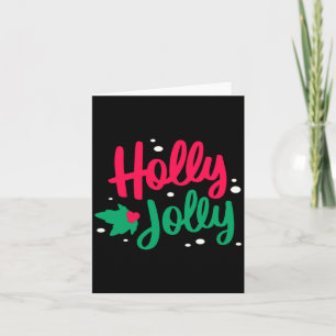 Holly Jolly Christmas Card