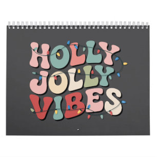 Holly Jolly Christmas Gift Family Xmas Holiday Calendar