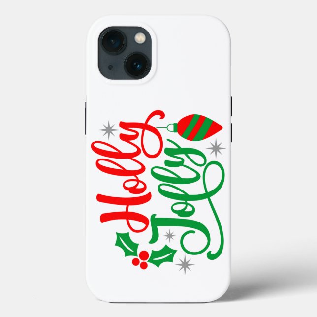 Holly Jolly Christmas Song Case-Mate iPhone Case (Back)