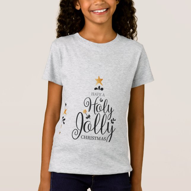 Holly Jolly Christmas T-Shirt (Front)