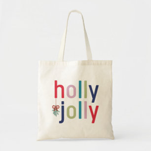 Holly Jolly Christmas Tote Bag
