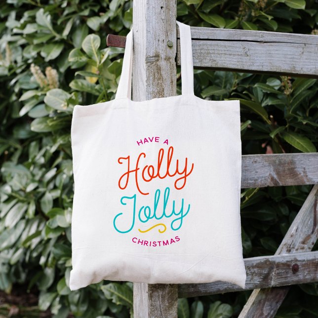 Holly Jolly Christmas Tote Bag (Creator Uploaded)