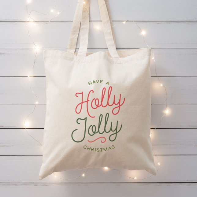 Holly Jolly Christmas Tote Bag (Creator Uploaded)