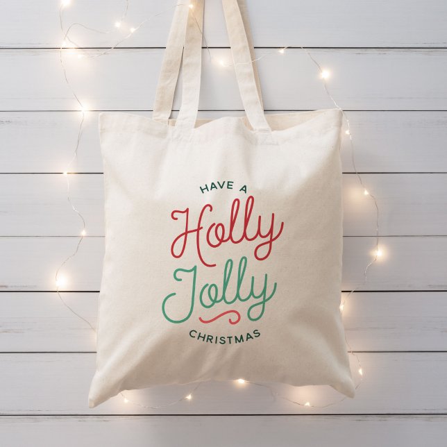 Holly Jolly Christmas Tote Bag (Creator Uploaded)