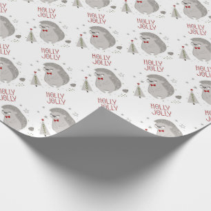 Holly Jolly Christmas Wrapping Paper