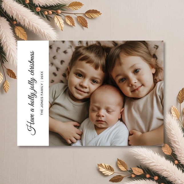 Holly Jolly Family Activated Holiday Card (Creator Uploaded)