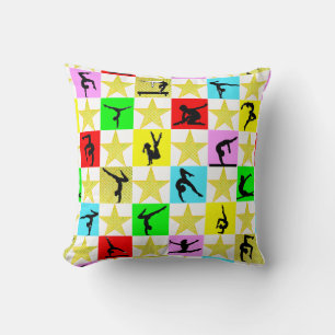 HOLLY JOLLY GYMNASTICS CHRISTMAS CUSHION