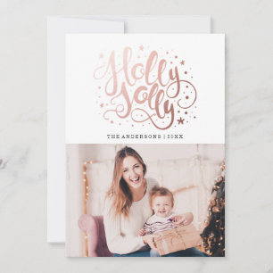 Holly Jolly Holiday Photo Card