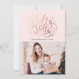 Holly Jolly Holiday Photo Card