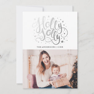 Holly Jolly Holiday Photo Card
