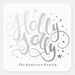 Holly Jolly Holiday Stickers