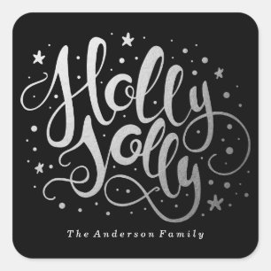 Holly Jolly   Holiday Stickers