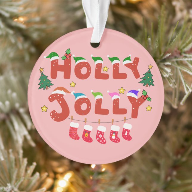 Holly Jolly Ornament (Tree)