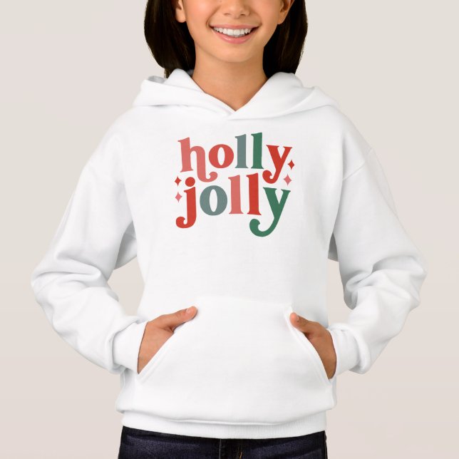 Holly Jolly - Retro Holiday Typography (Front)