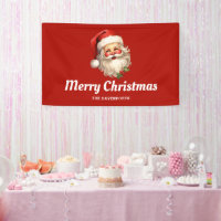 Holly Jolly Santa Claus Retro Christmas