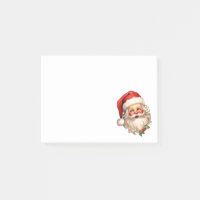 Holly Jolly Santa Claus Retro Style Christmas