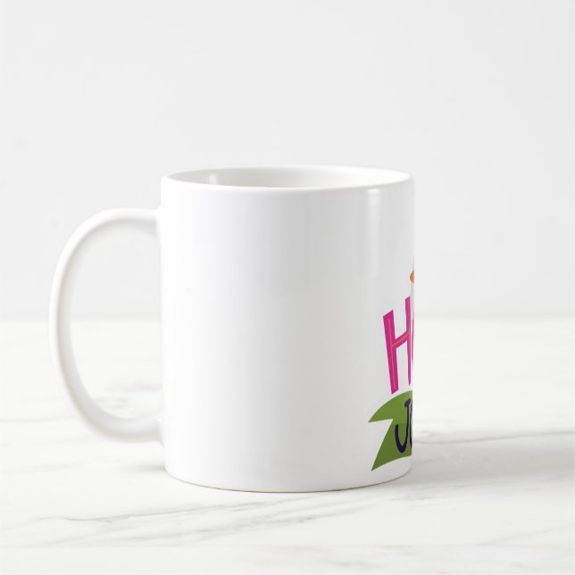 Holly Jolly Snowman Coffee Mug (Left)