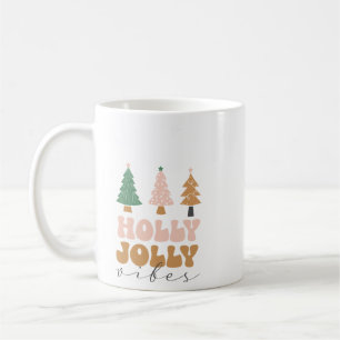 Holly Jolly vibes Baby Bodysuit Coffee Mug