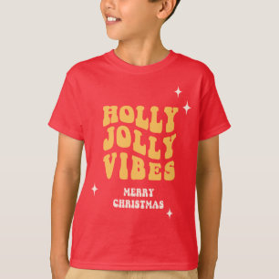 Holly Jolly Vibes - Merry Christmas T-Shirt