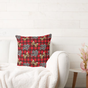 Holly Jolly Wild Style Cushion