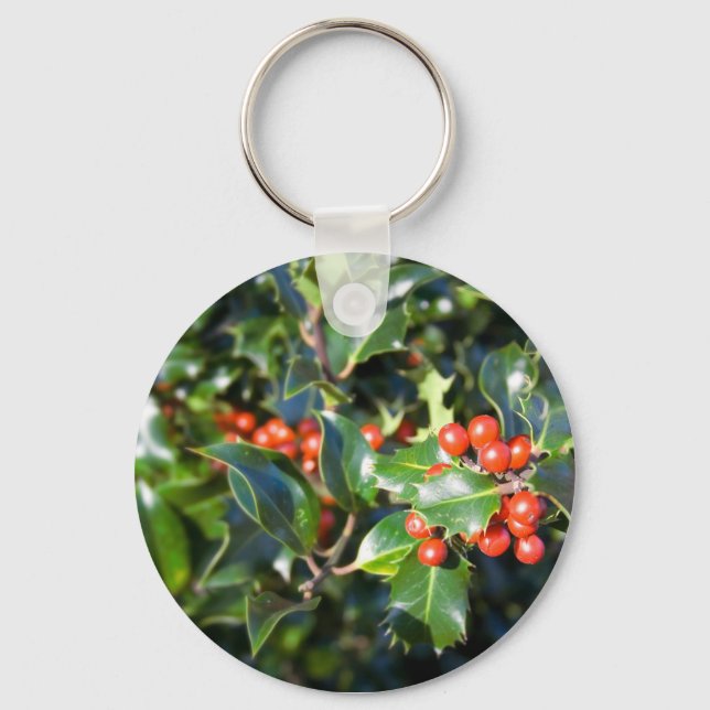 Holly Key Ring (Front)