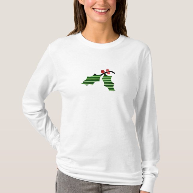 Holly Leaf Logo - Women's Long Sleeved Shirt (Front)