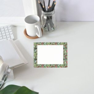 Holly Leaves and Red Berries Holiday Post-it Notes