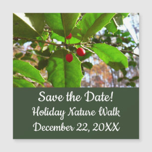 Holly Leaves II Holiday Nature Botanical