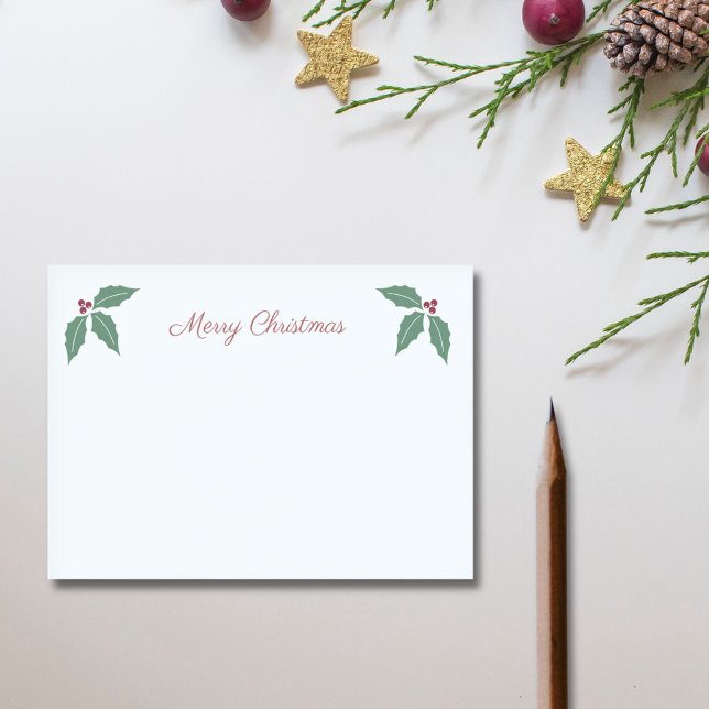 Holly & Merry Christmas Post-it Notes (Holly & Merry Christmas Post-it Notes)
