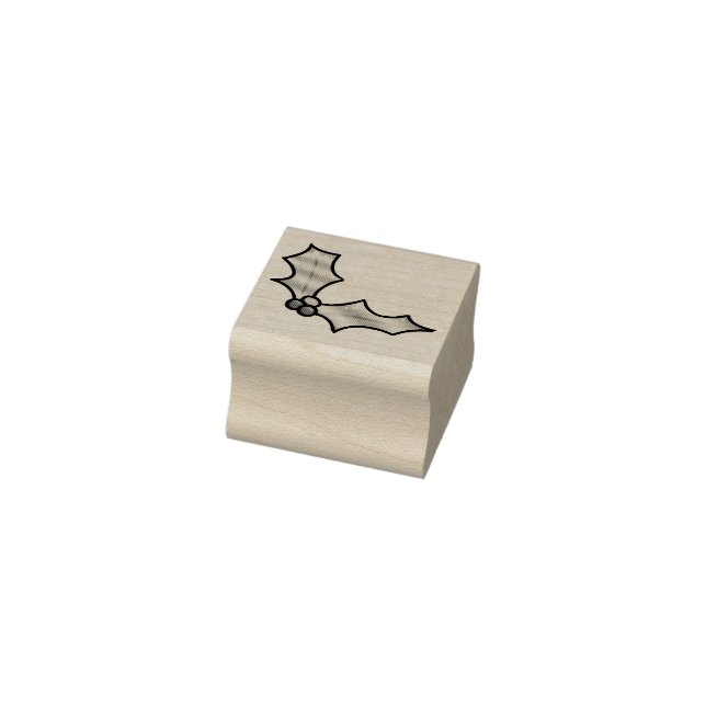 Holly Rubber Stamp (Stamp)