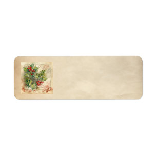 Holly Shabby Address Labels