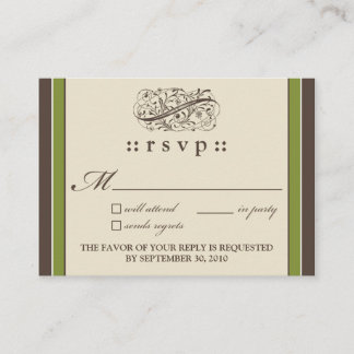 ::holly:: Simply Elegant 3.5"x2.5" RSVP Card_v2 Enclosure Card