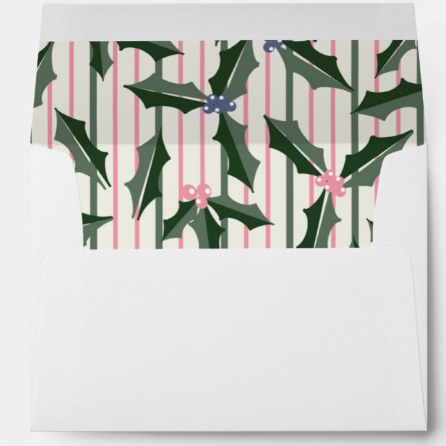 Holly Sprig Envelope (Creator Uploaded)